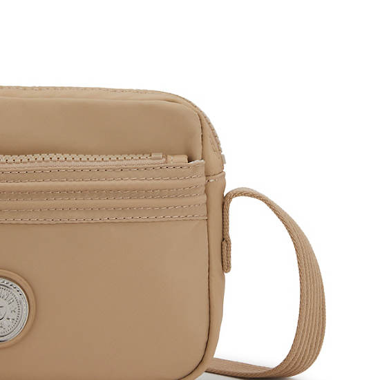 Kipling Abanu Slim Crossbodytassen Beige | BE 1033TC